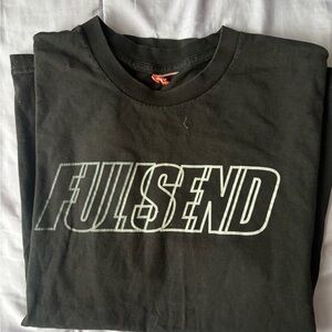 Black T-Shirt with 'Fulsend' Graphic